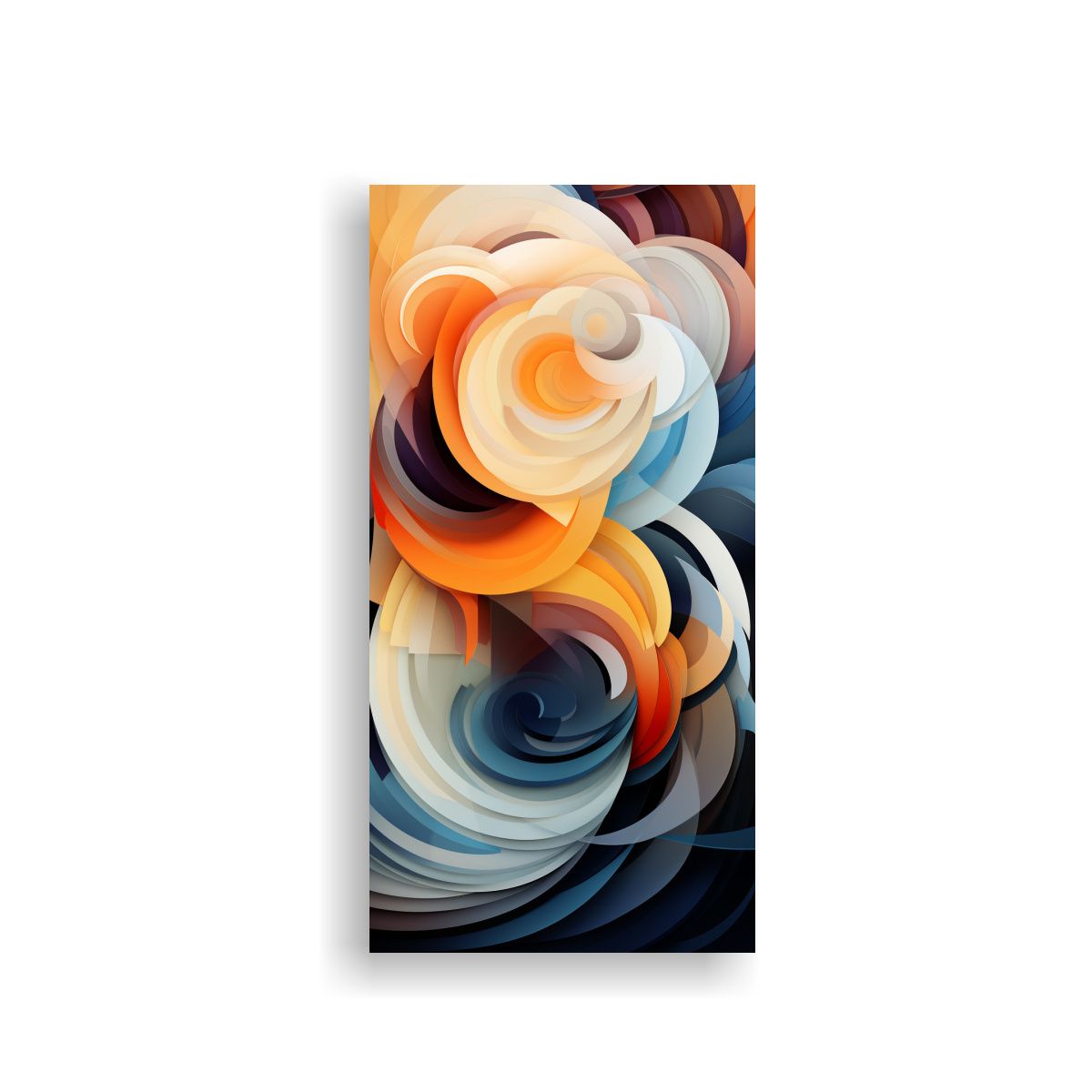 GENERICO - Tema Original De Canva Arte Abstracto Colorido 50x100 Cm