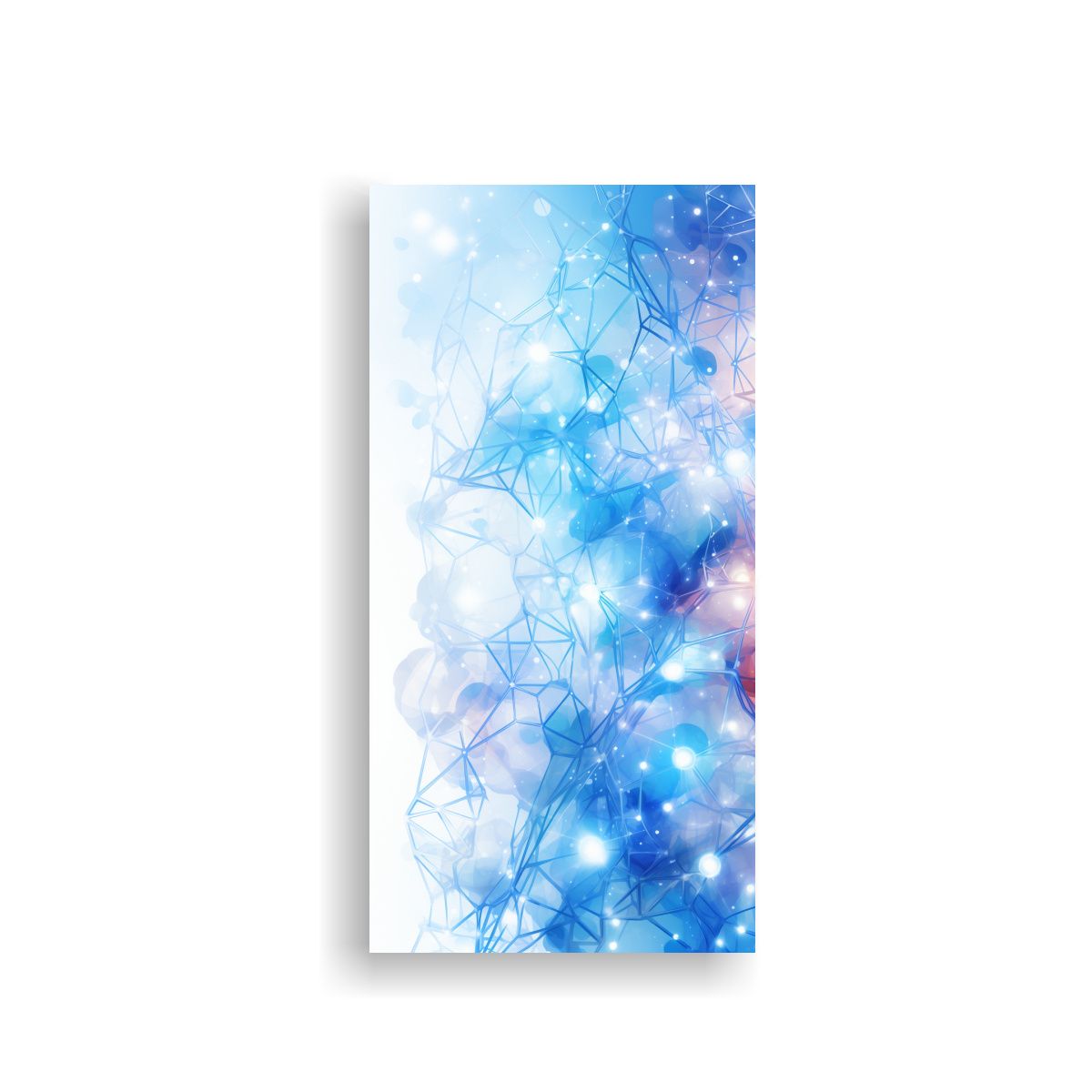 GENERICO - Cuadro Abstracto De Armonía Cromática En Fondo 60x120 Cm