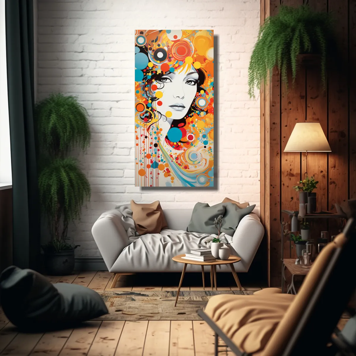 GENERICO - Pinturas Decorativas De Adornos Vanguardistas En 20x40 Cm