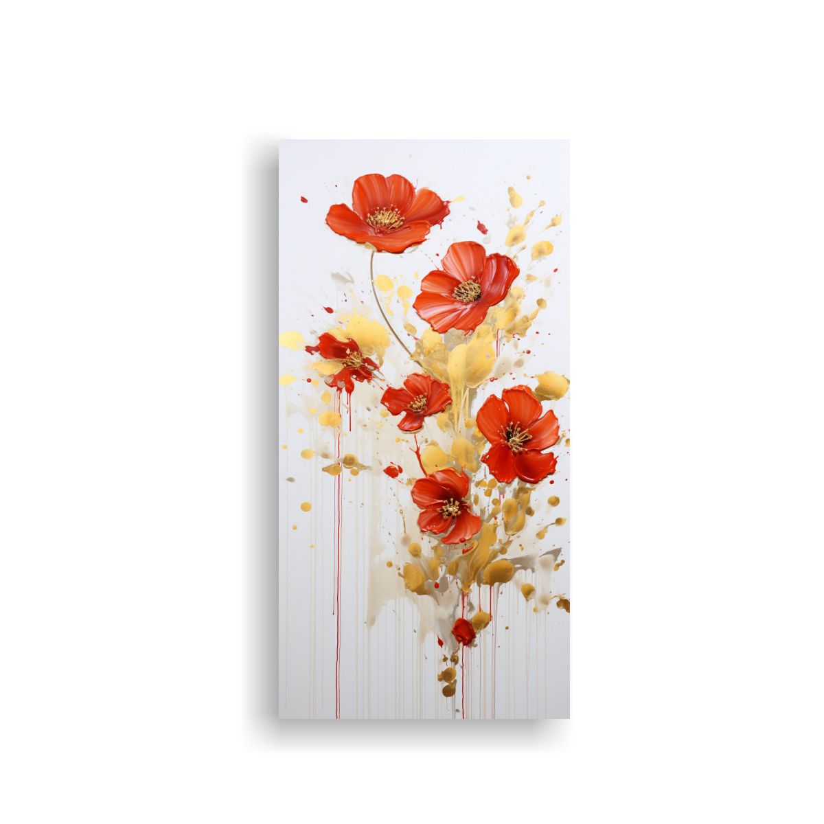 GENERICO - Lienzo De Tela Movimiento Actuales Pintura 20x40 Cm