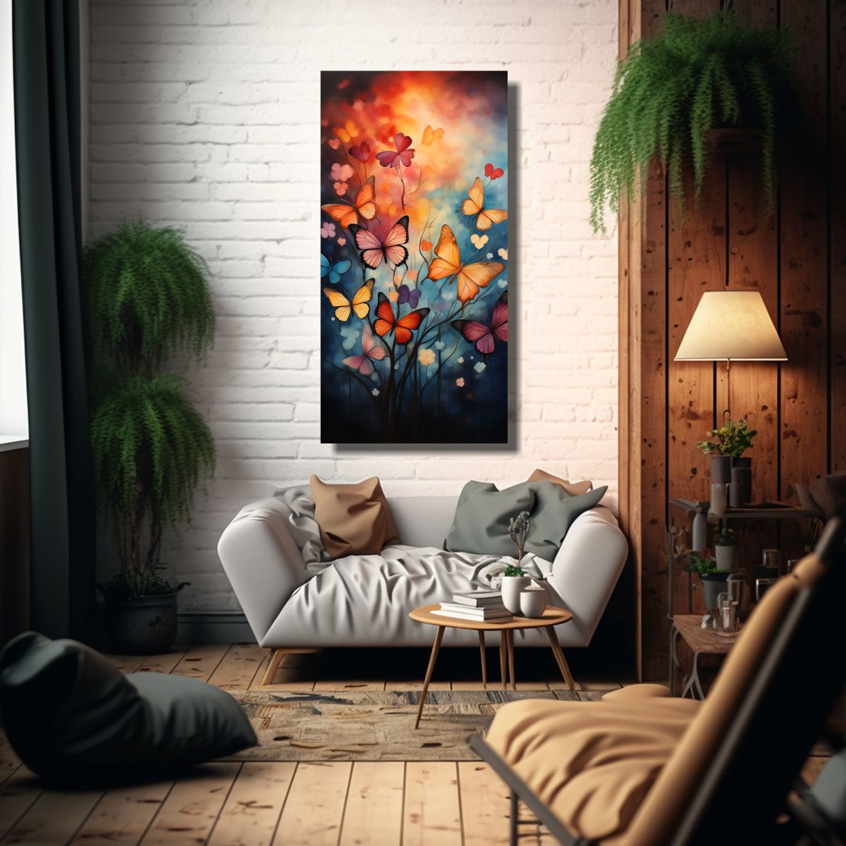 GENERICO - Pinturas Decorativas De Arte Abstracto Mural Con 70x140 Cm