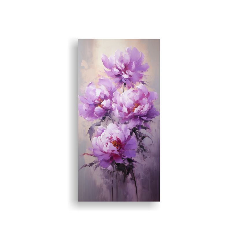 GENERICO - Pintura De Arte De Pared En Lienzo Estilo Flores 80x160 Cm