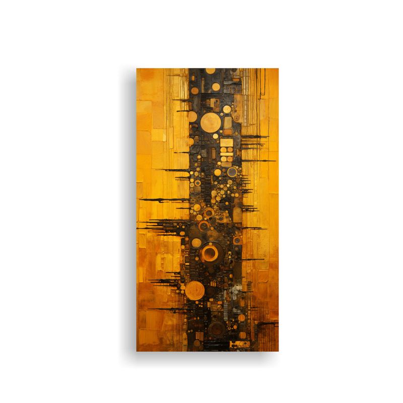 GENERICO - Cuadro Impreso Calma Arte Abstracto En Lienzo 70x140 Cm