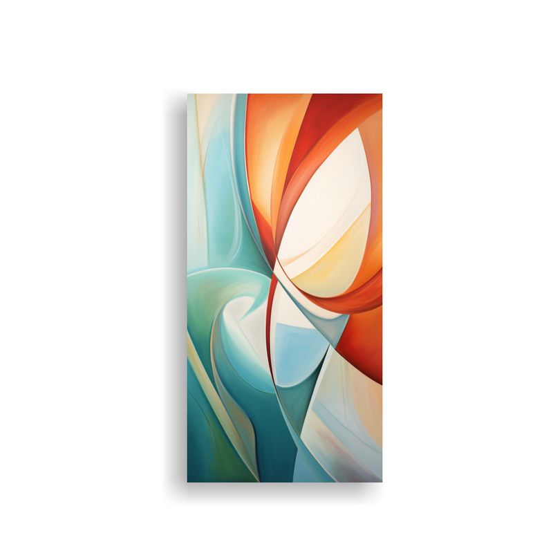 GENERICO - Pintura Abstracta Para Cocina En Cuadro De Playa 70x140 Cm