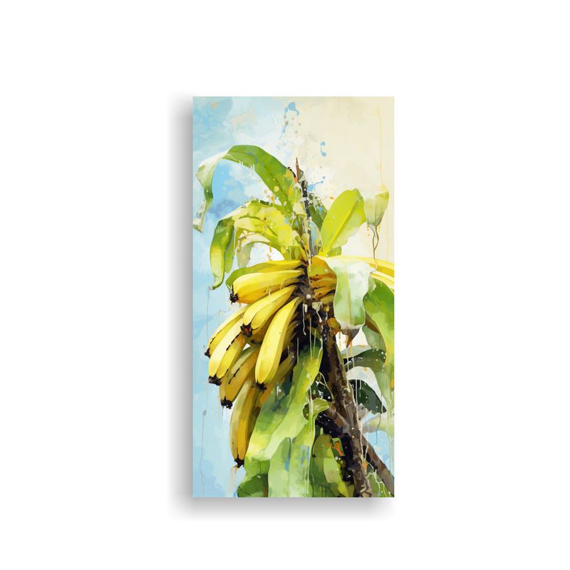 GENERICO - Cuadro Moderno Para Sala Árbol De Plátano En 60x120 Cm