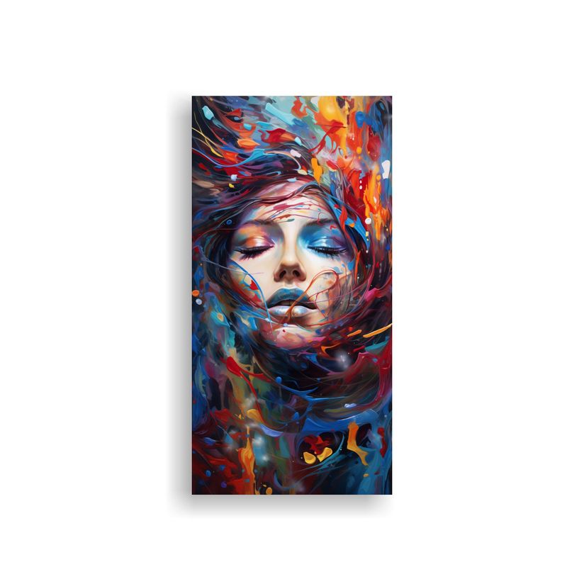 GENERICO - Pinturas Decorativas Capturando La Fusión De 60x120 Cm