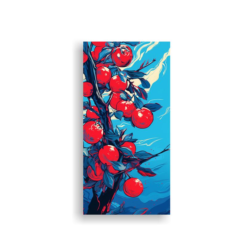 GENERICO - Arte Cuadro Perspectiva Un Limonero En Colores 30x60 Cm
