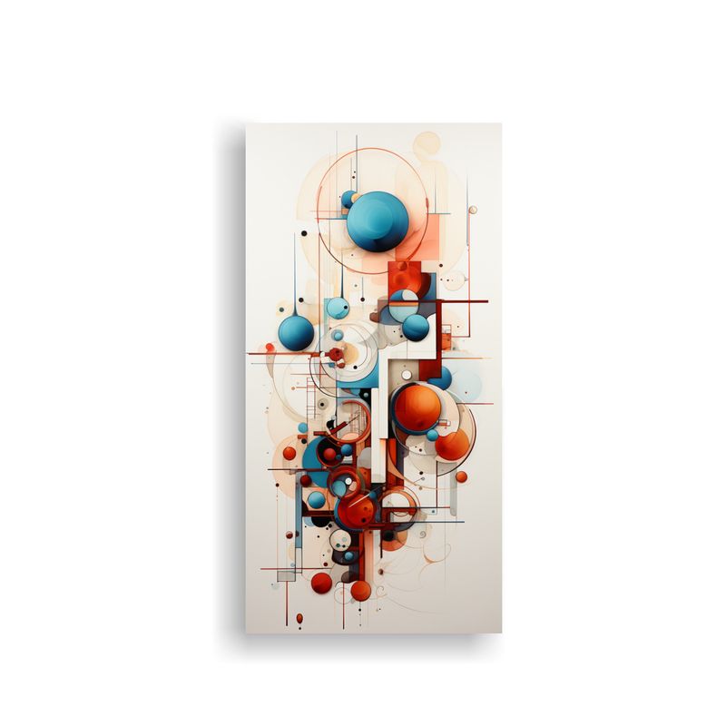 GENERICO - Pintura Decorativa Abstracta Tema Vitalidad En 30x60 Cm