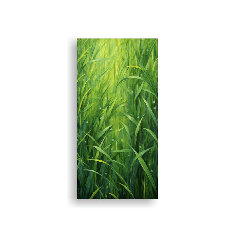 GENERICO - Pintura Abstracta En Bastidor De Tela 20x40 Cm