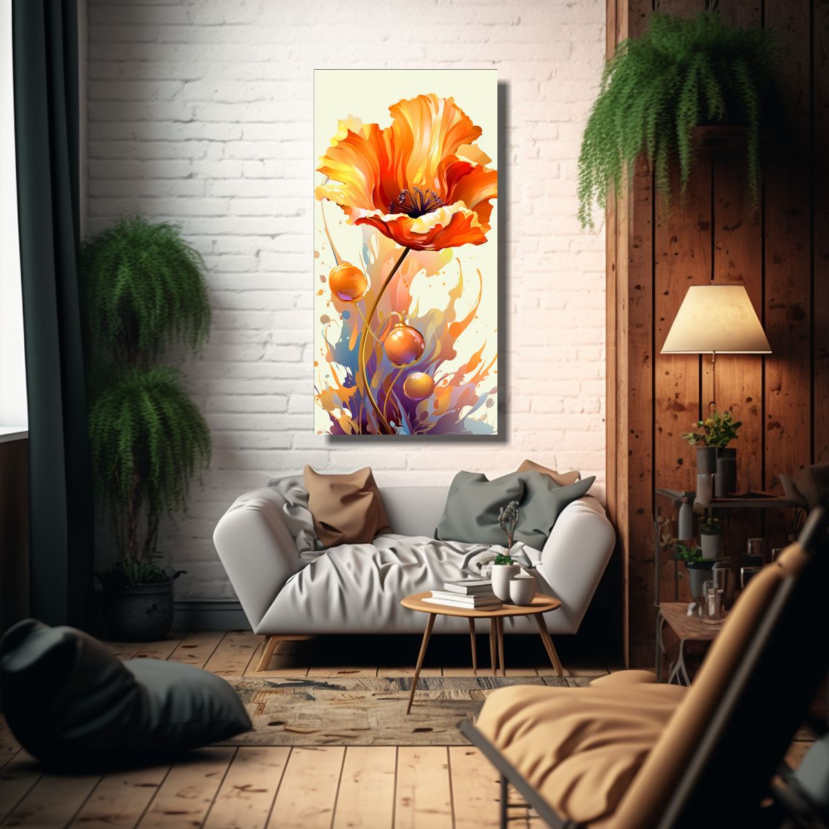 GENERICO - Cuadro Fotografía Original De Elegante 70x140 Cm