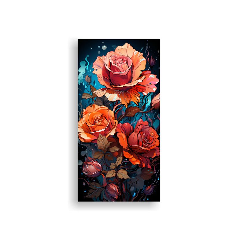 GENERICO - Decoraciones Pinturas Estilo Graffiti Rosa Con 60x120 Cm
