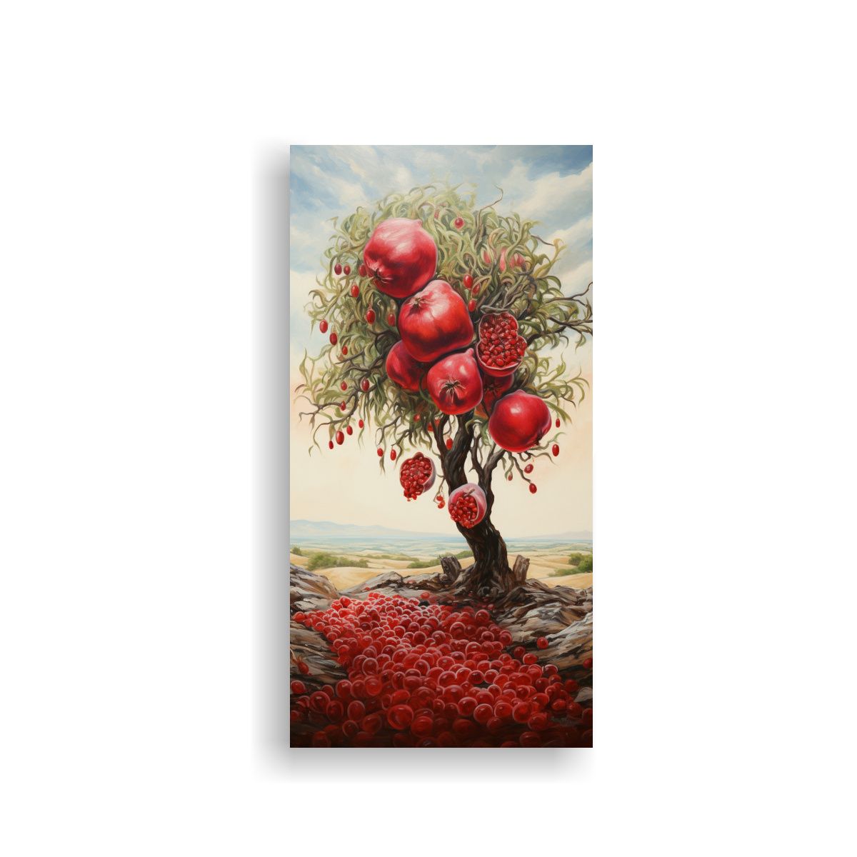 GENERICO - Cuadro Vanguardia Efecto Visual Pintura Abstracta 60x120 Cm