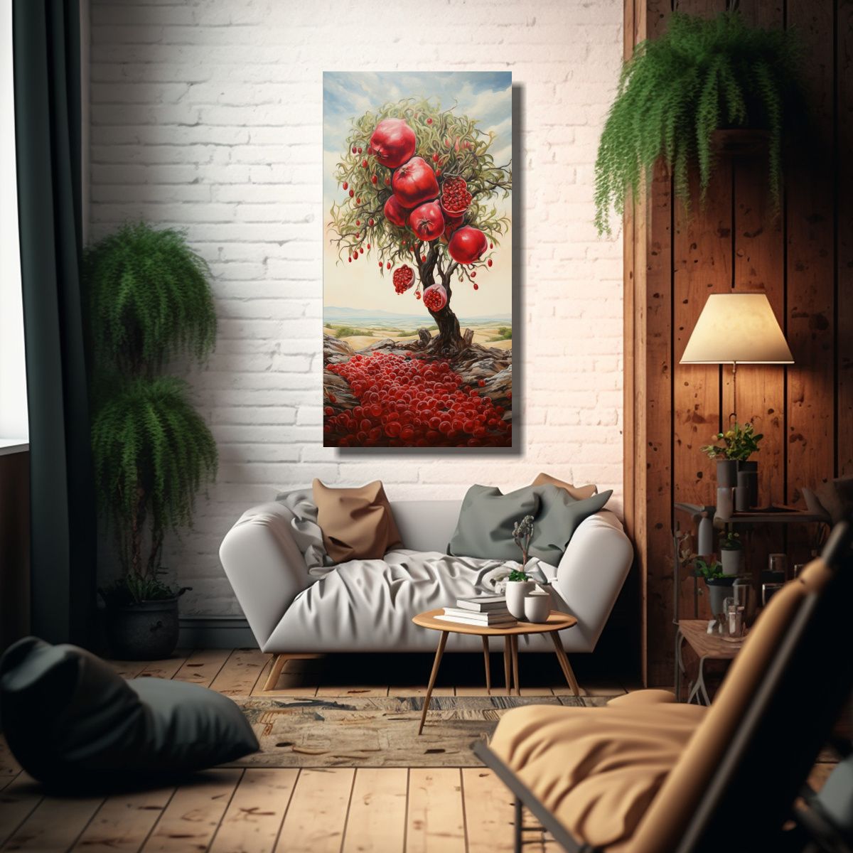 GENERICO - Cuadro Vanguardia Efecto Visual Pintura Abstracta 60x120 Cm