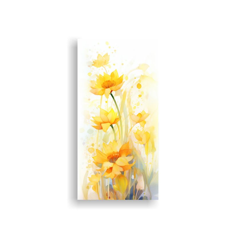 GENERICO - Pinturas Decorativas Estilo Acuarela Vintage Con 30x60 Cm