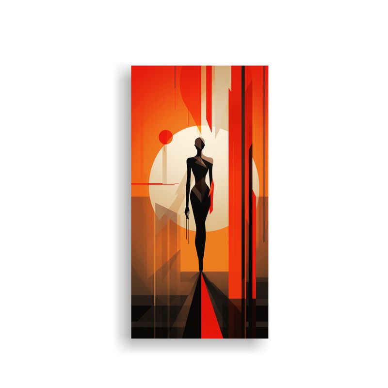 GENERICO - Pintura De Pared Vintage Estilo Futurista Con 80x160 Cm