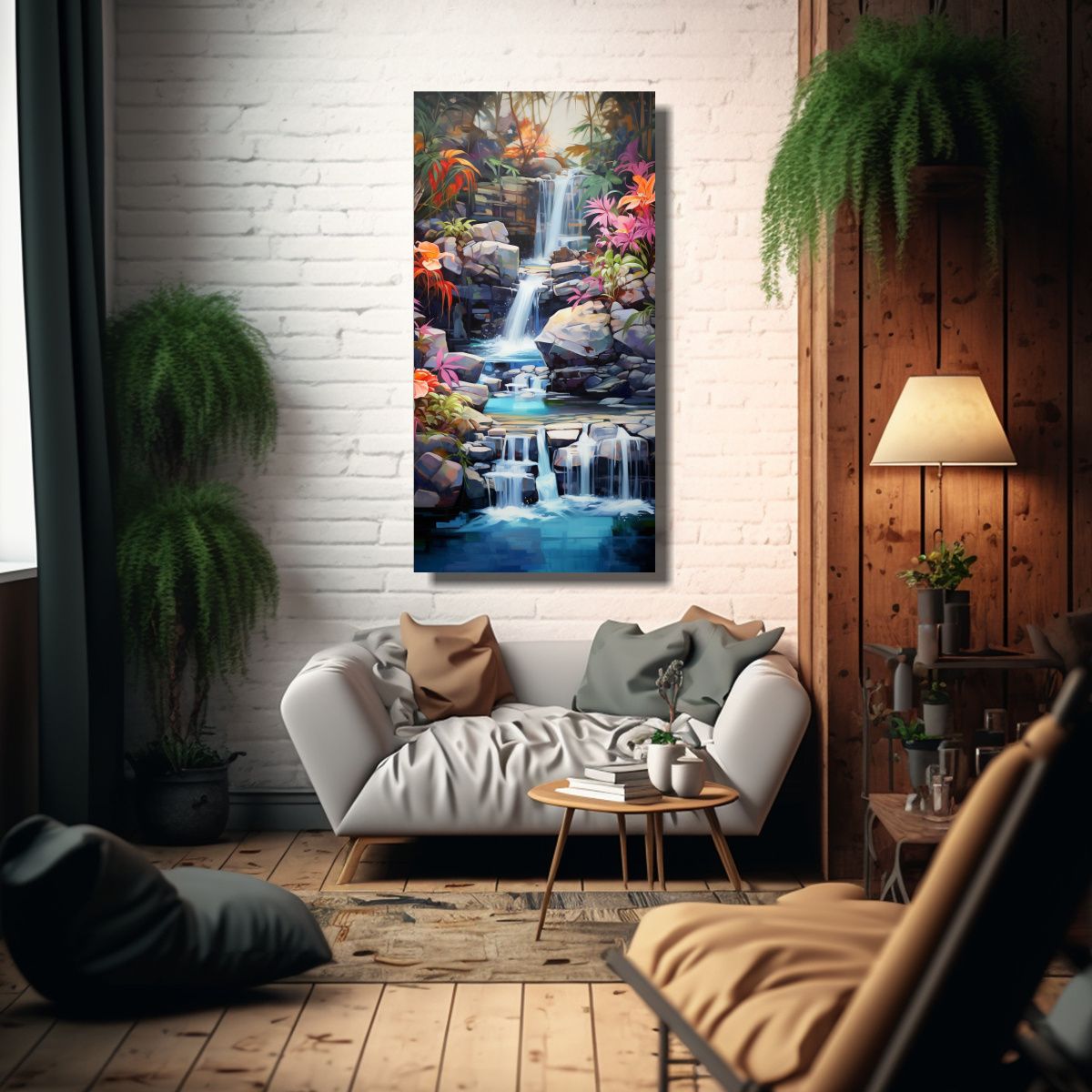 GENERICO - Pinturas Decorativas Modernas De Canva 30x60 Cm