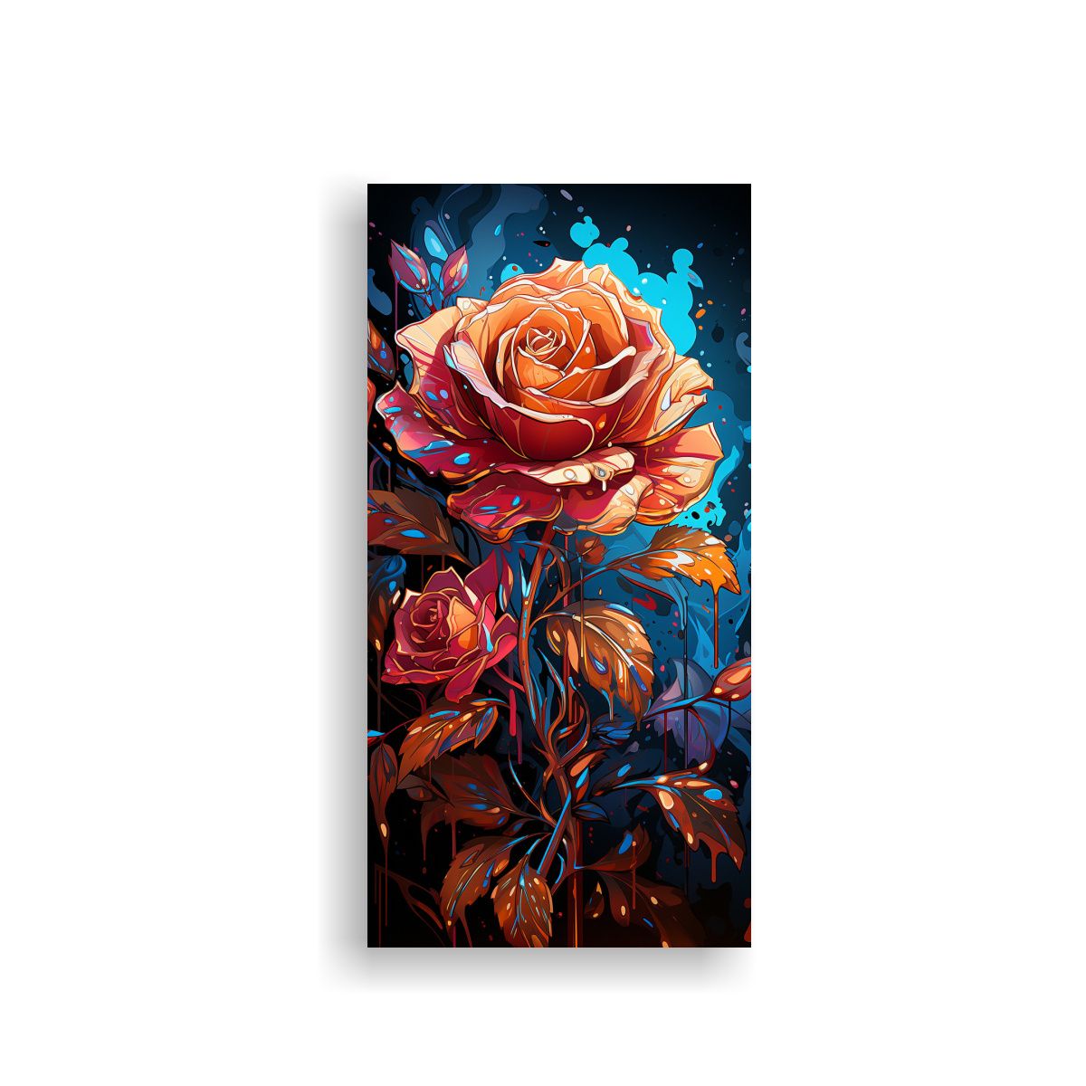 GENERICO - Pintura De Pared Decorativa Estilo Graffiti 80x160 Cm