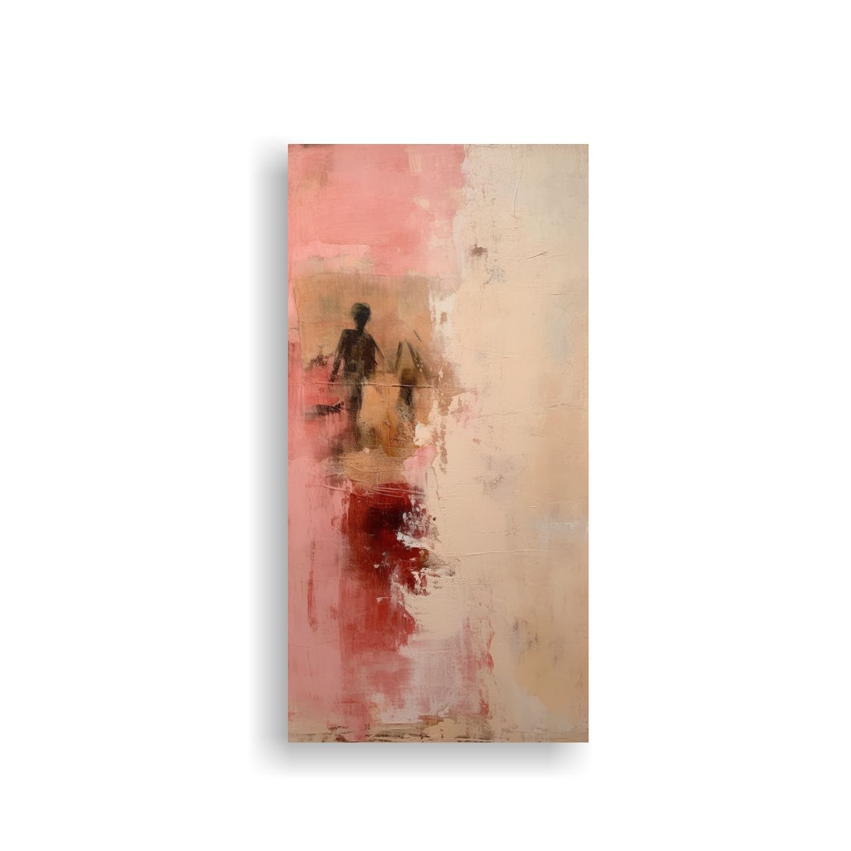 GENERICO - Tela Abstracta Con Colores Mixtos En Estilo 20x40 Cm