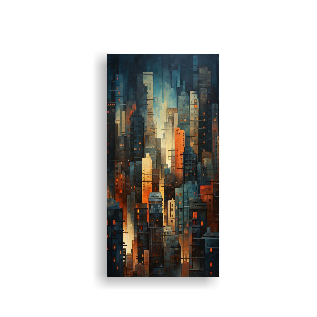 GENERICO - Cuadro Acuarela Expresividad Representación 40x80 Cm.