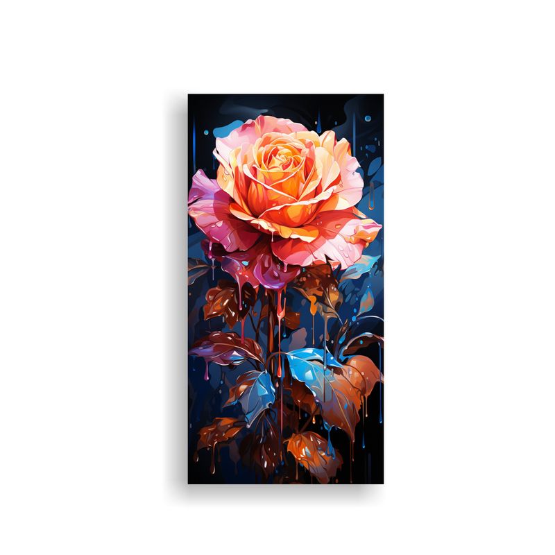 GENERICO - Pintura Decorativa En Lienzo Forma Resistente Con 40x80 Cm