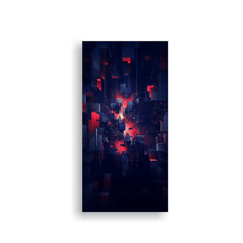 GENERICO - Fondo De Portada De Facebook Con Líneas Y 50x100 Cm