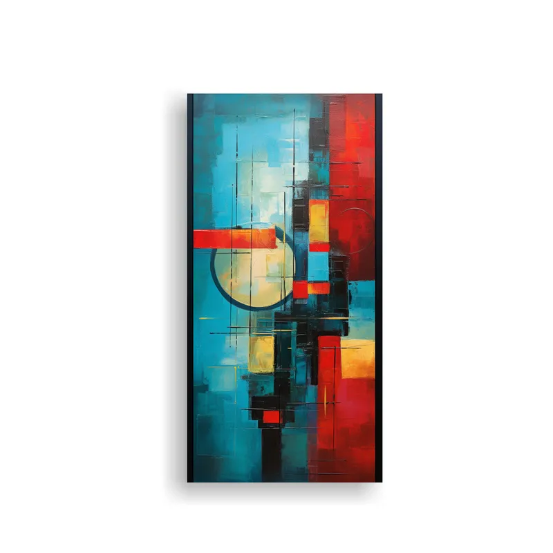 GENERICO - Pinturas Abstractas De Pared Arte De Alta 80x160 Cm