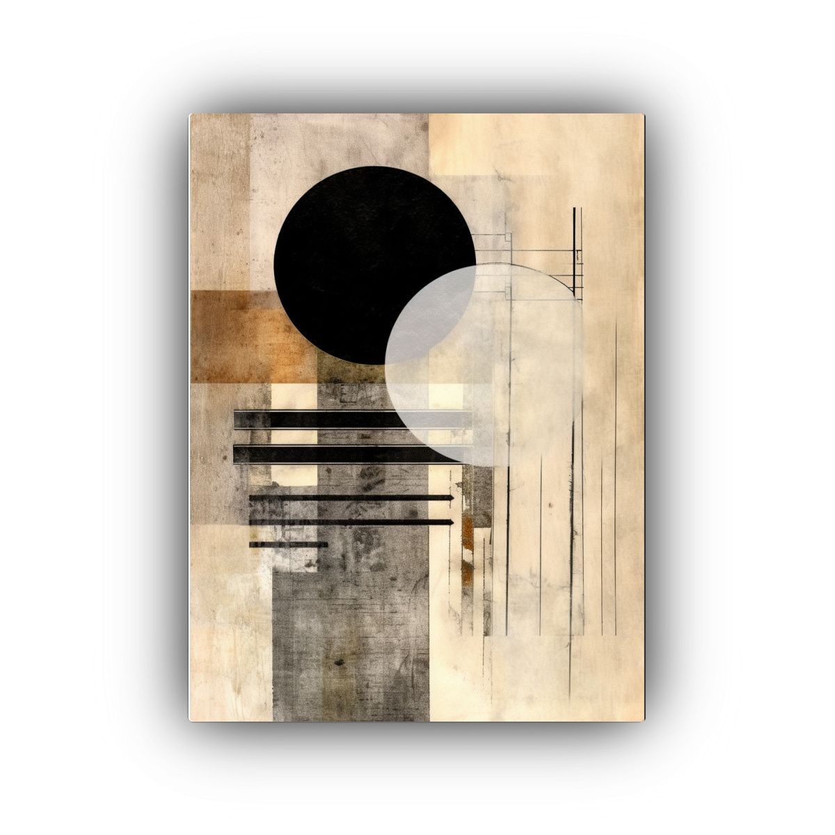 GENERICO - Cuadro Abstracto De Inspiración Para Decoración 80x120 Cm