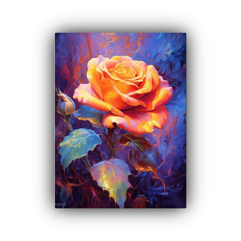 GENERICO - Cuadro De Decoración Arte Vanguardia Simétrico 80x120 Cm