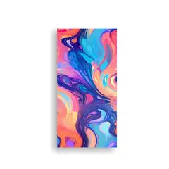 GENERICO - Pintura Abstracta Digitalizada De Arte Concepto 40x80 Cm.