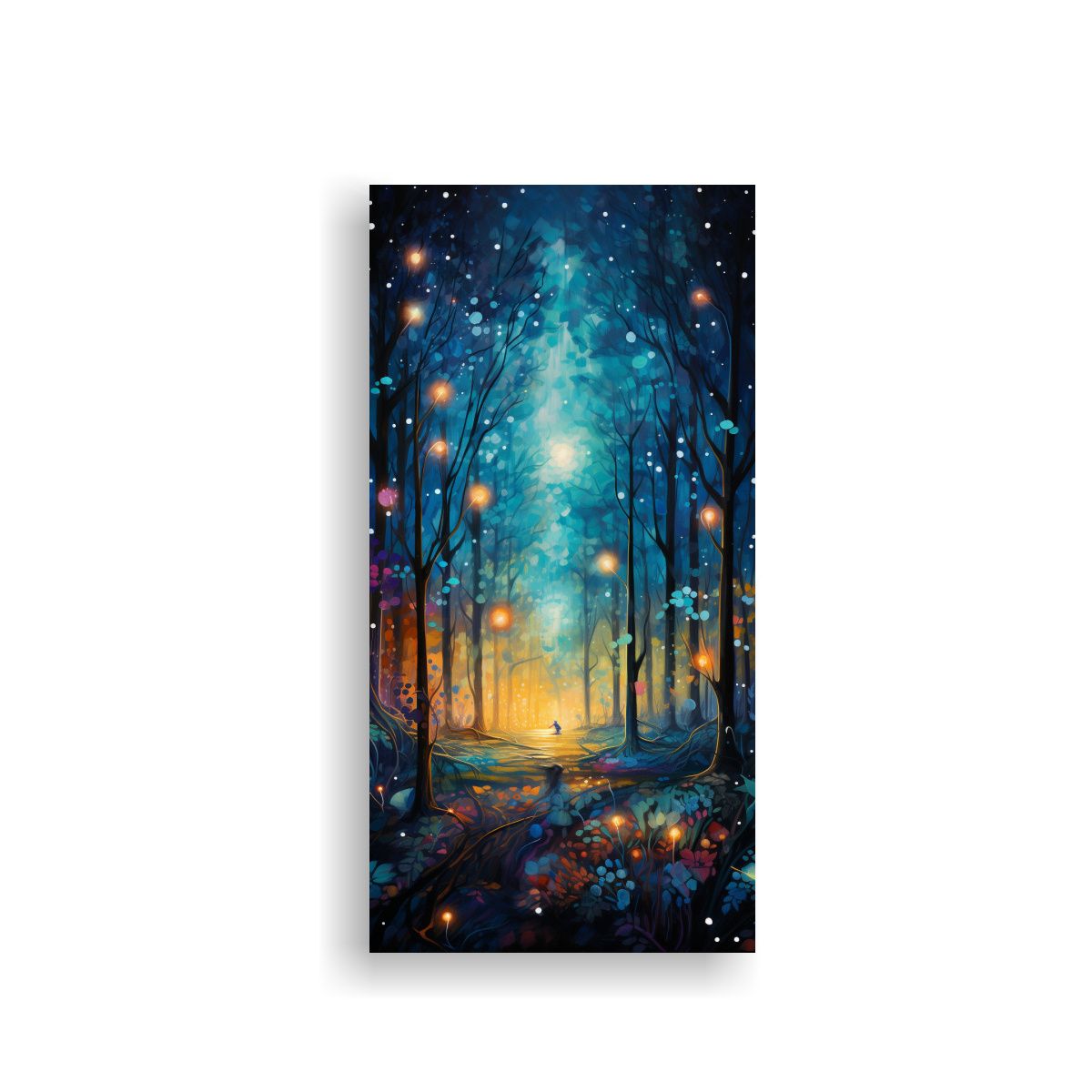 GENERICO - Cuadro Impreso Sala Abstracto Dinámico De 30x60 Cm