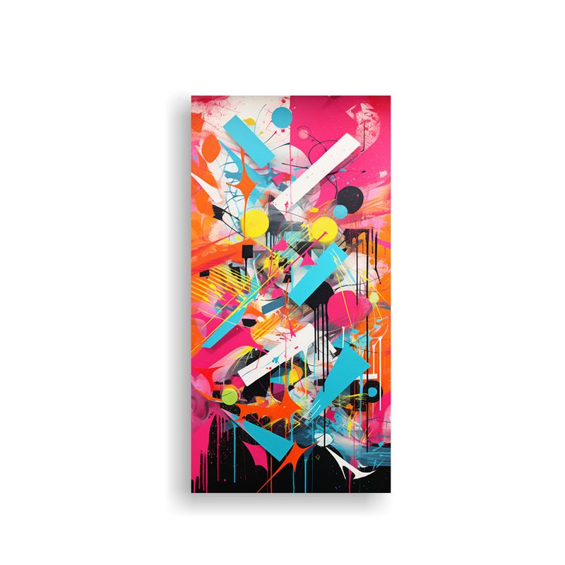 GENERICO - Arte De Pared Innovador Abstracto Y Fusión De 60x120 Cm