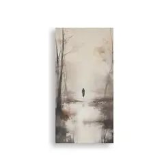 GENERICO - Pintura Decorativa Surrealista Con Figura 80x160 Cm