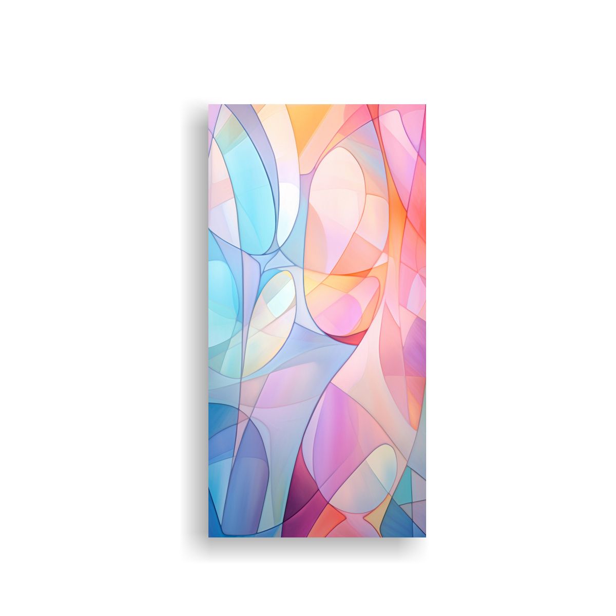 GENERICO - Cuadro De Alta Calidad Abstracto En Estilo Vitral 40x80 Cm