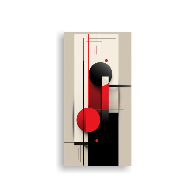 GENERICO - Cuadro Fotografía Abstracto Minimalista Linda 50x100 Cm