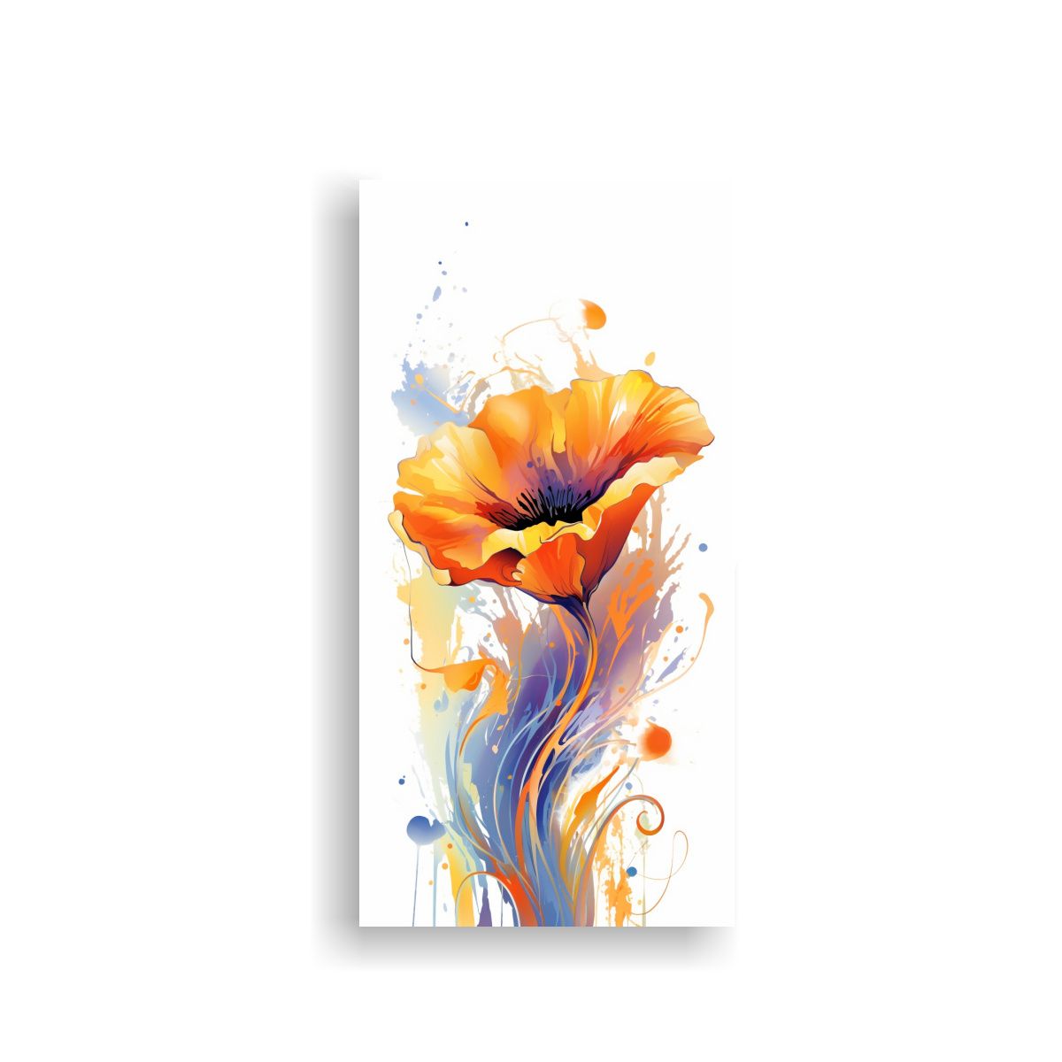 GENERICO - Cuadro Lienzo Bastidor Patrón Brillante De 80x160 Cm