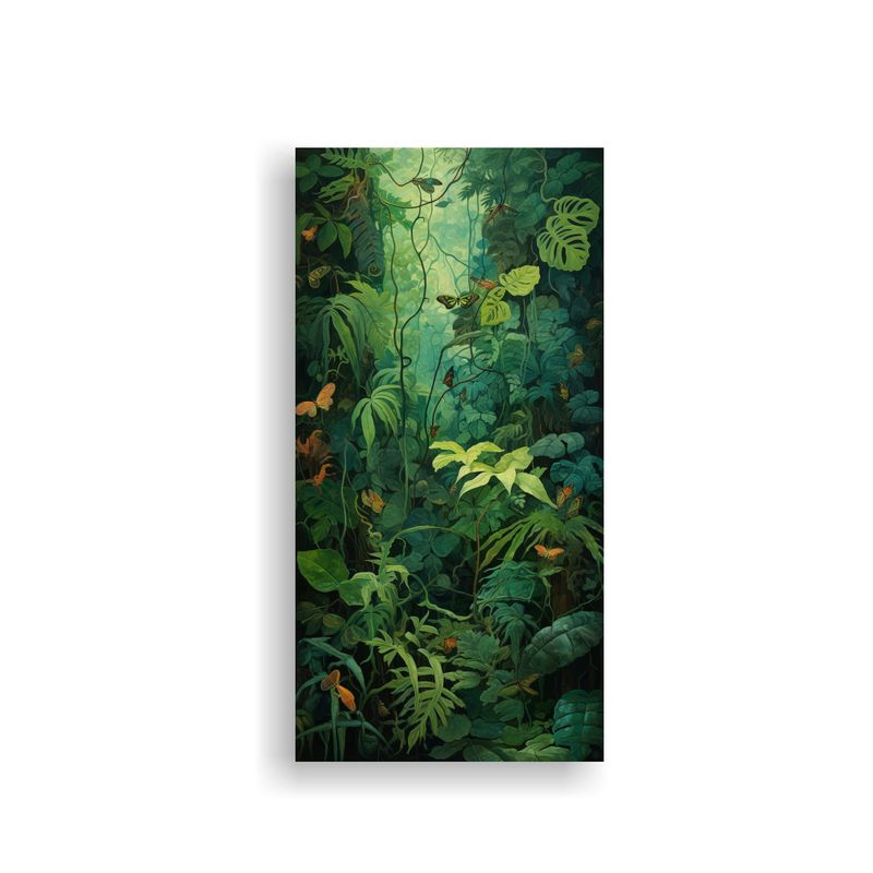 GENERICO - Interpretación Abstracta De Un Dosel De Selva 80x160 Cm