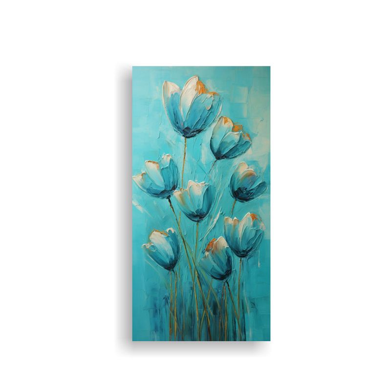 GENERICO - Cuadro Decorativo Vintage En Turquesa Con 20x40 Cm