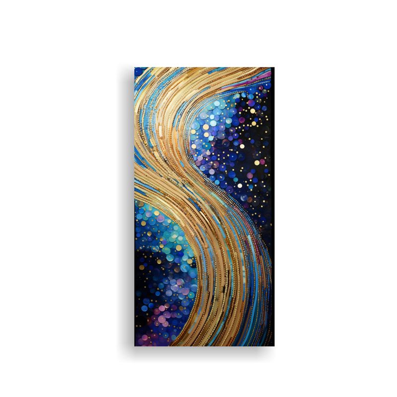 GENERICO - Cuadro Pintura Luminosa Impresión Mural Estilo 30x60 Cm