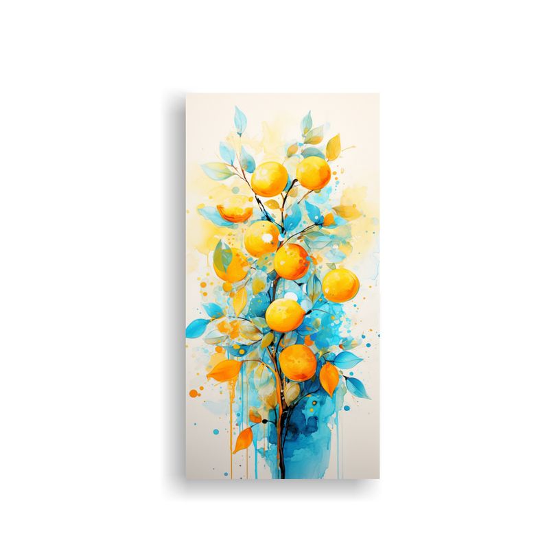 GENERICO - Pintura Abstracta Hermoso Interiores Árbol 80x160 Cm