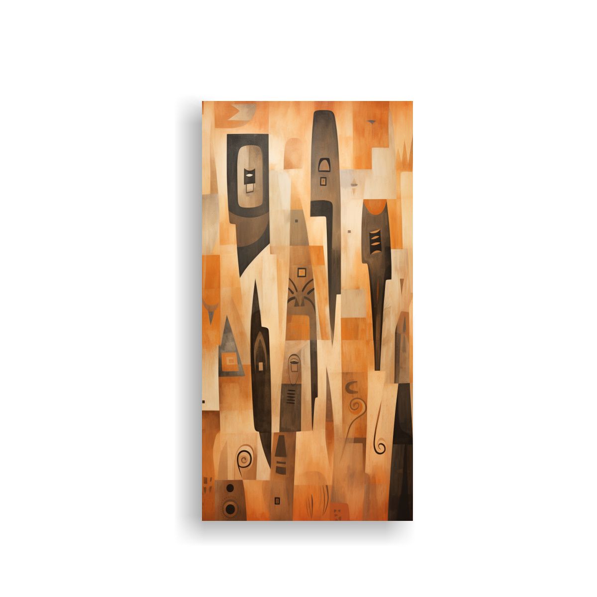 GENERICO - Pintura De Pared Abstracta Con Colores Luminosos 80x160 Cm