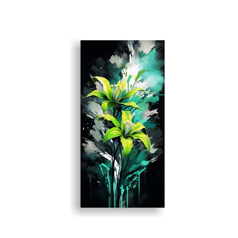 GENERICO - Pinturas Decorativas Con Estilo Neonoir Y Trazos 30x60 Cm