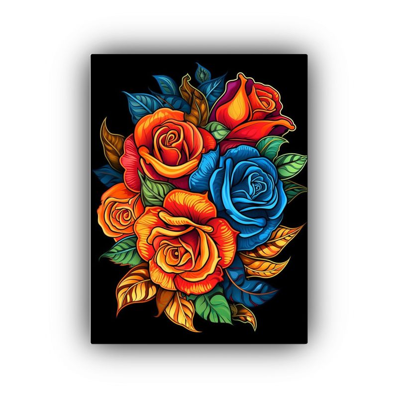 GENERICO - Pinturas Decorativas De Canva Tonos Estéticos 80x120 Cm