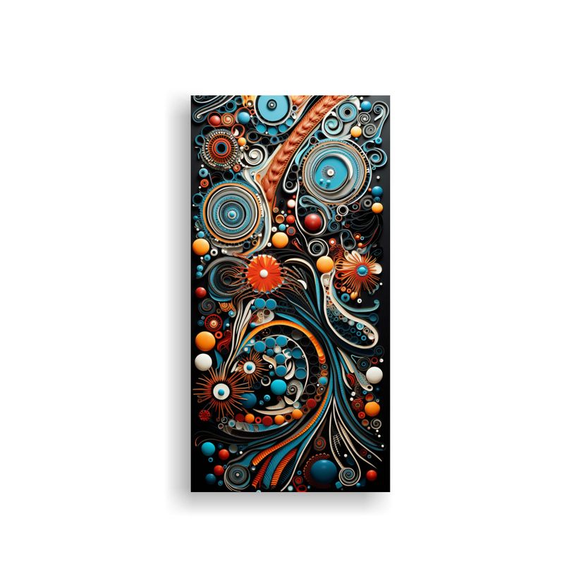 GENERICO - Decoración Inspirada En Pinturas Mágicas 30x60 Cm