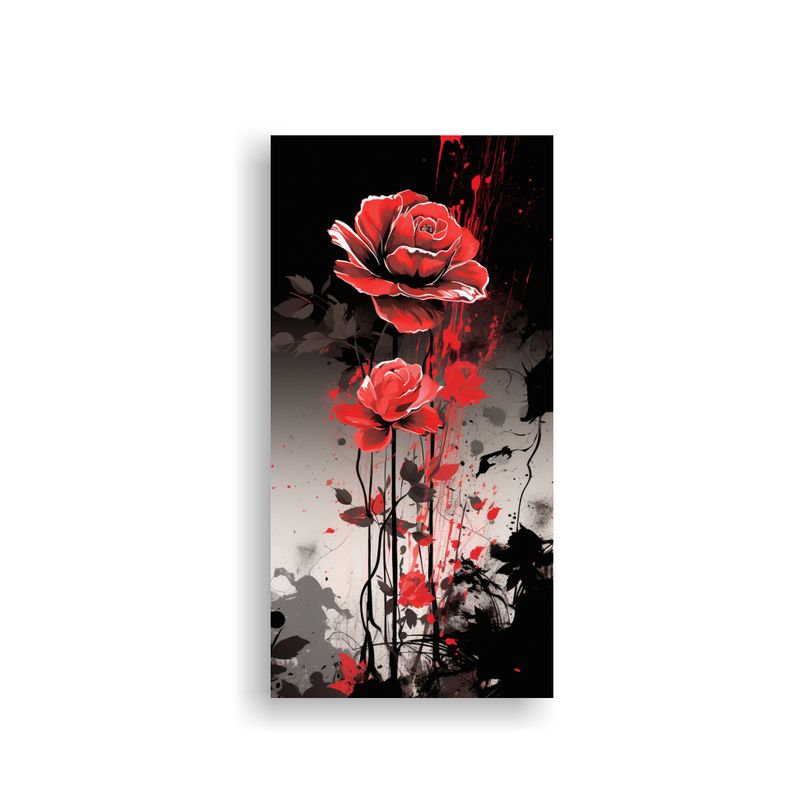 GENERICO - Cuadro Decorativo Estilo Neonoir En Bastidor Con 70x140 Cm