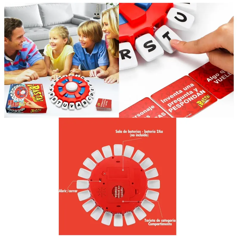 GENERICO - Juego De Mesa Basta Familiar Piensa Rapido Con Tiempo