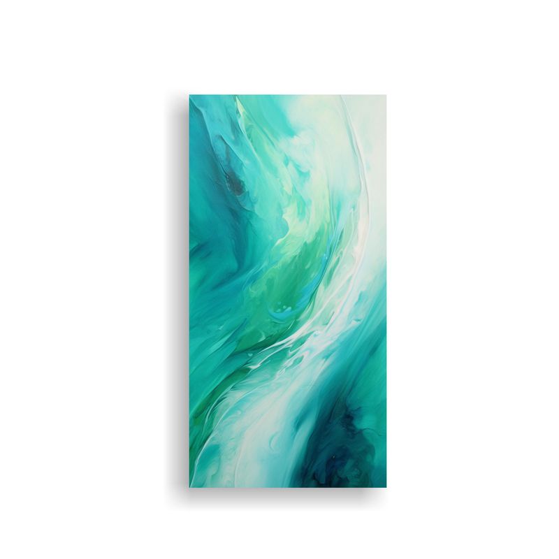 GENERICO - Pintura De Pared Abstracta En Vividos Tonos De 70x140 Cm