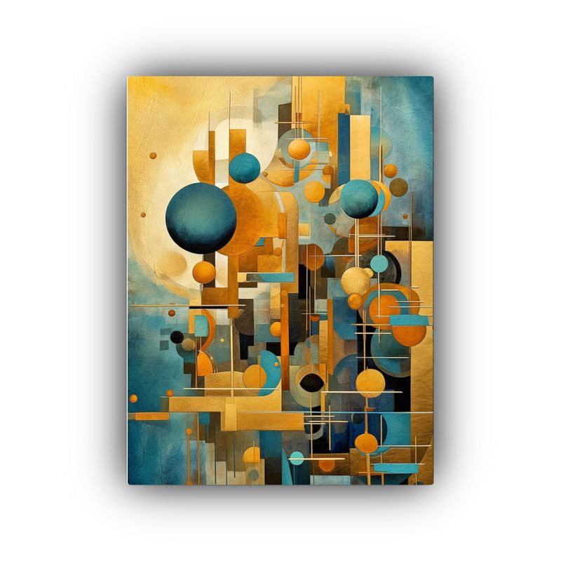 GENERICO - Pintura Abstracta Lienzo De Tela Personalidad Por 80x120 Cm