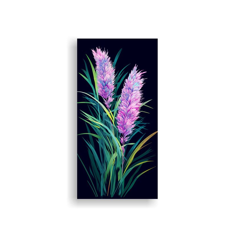 GENERICO - Pintura Decorativa Inspiradora De Pampas Grass En 60x120 Cm