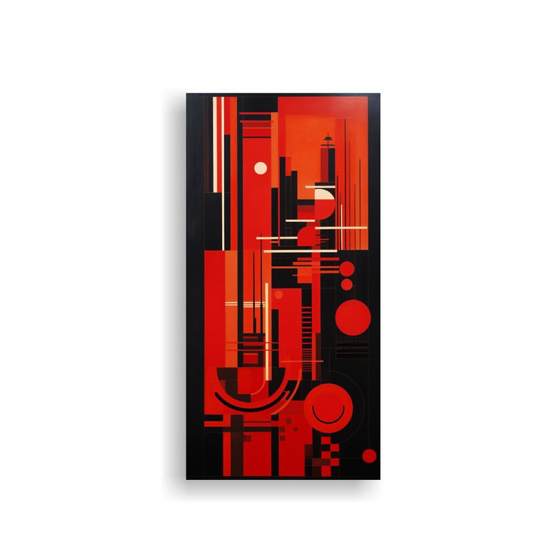 GENERICO - Lienzo De Tela Imagen Clásico Composición 20x40 Cm
