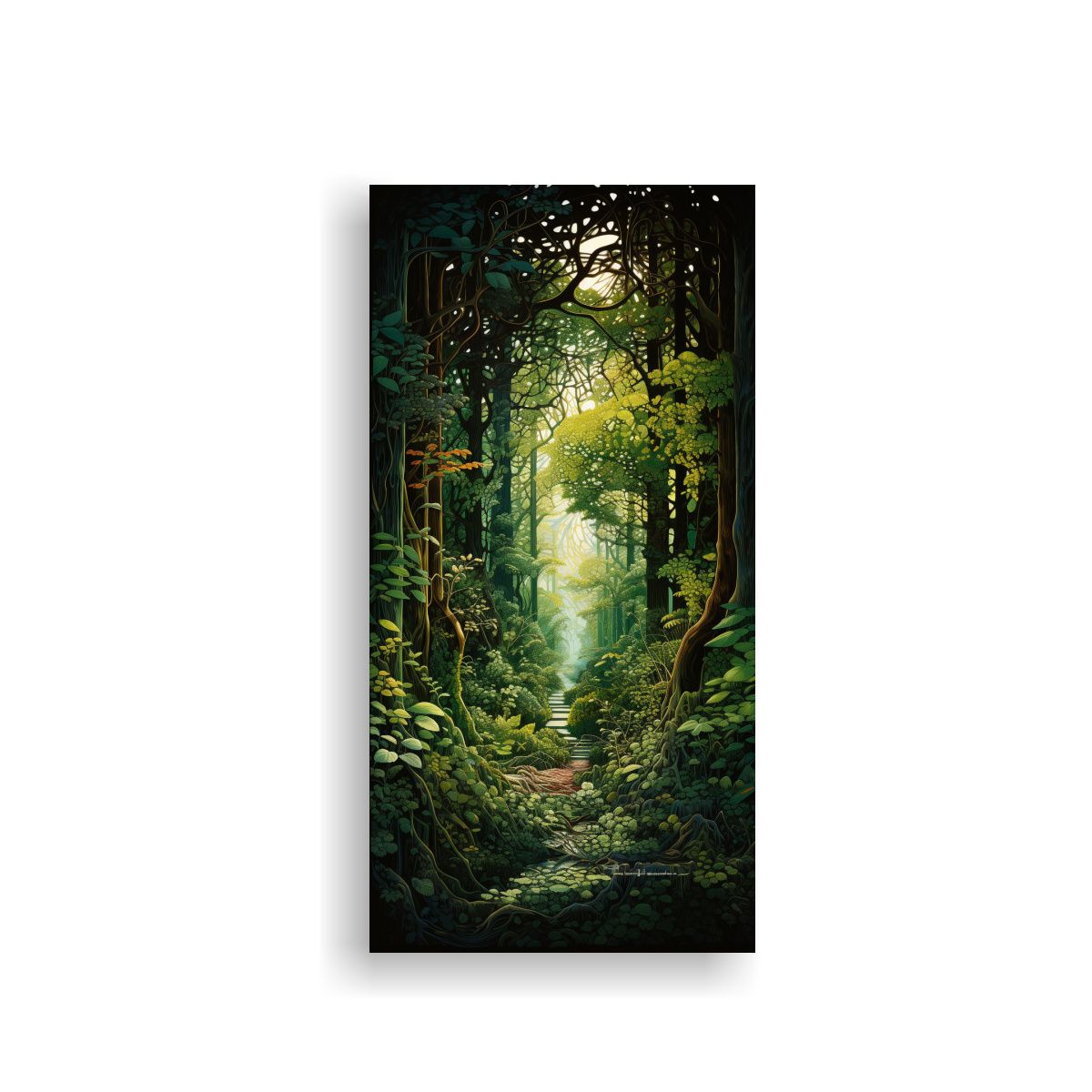 GENERICO - Cuadro Decorativo De Pasaje Abstracto Por Las 60x120 Cm